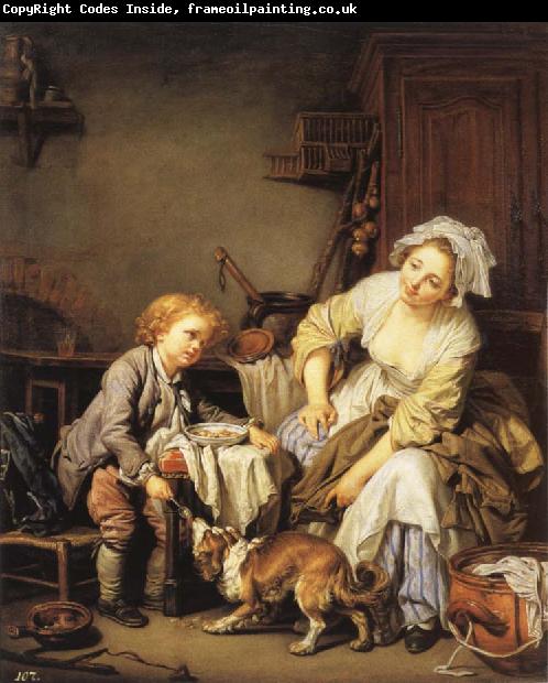 Jean Baptiste Greuze The Verwohnte child